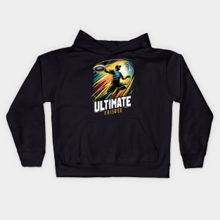 Colorful Ultimate Frisbee Kids Hoodie